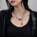 ダークハートネックレス | Tokyo Trendy™