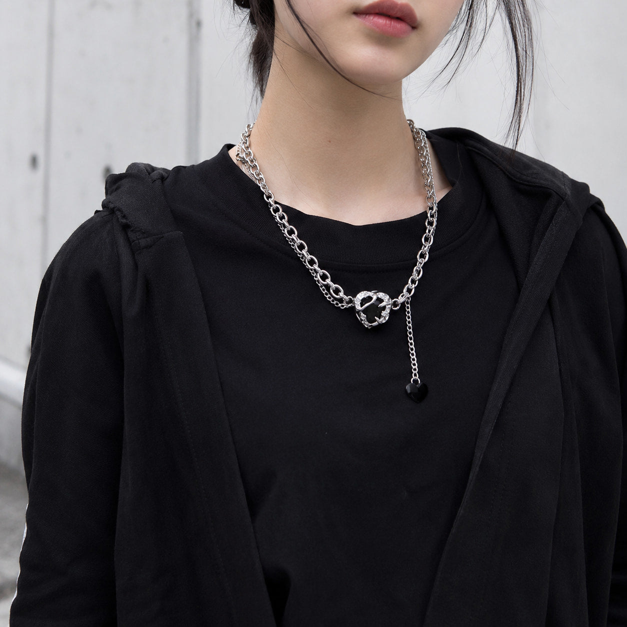 ダークハートネックレス | Tokyo Trendy™